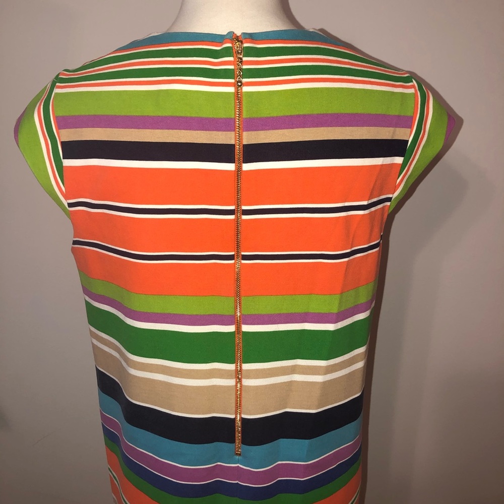 Kate Spade Nico Colorful Striped Shift Dress - Picture 6 of 8